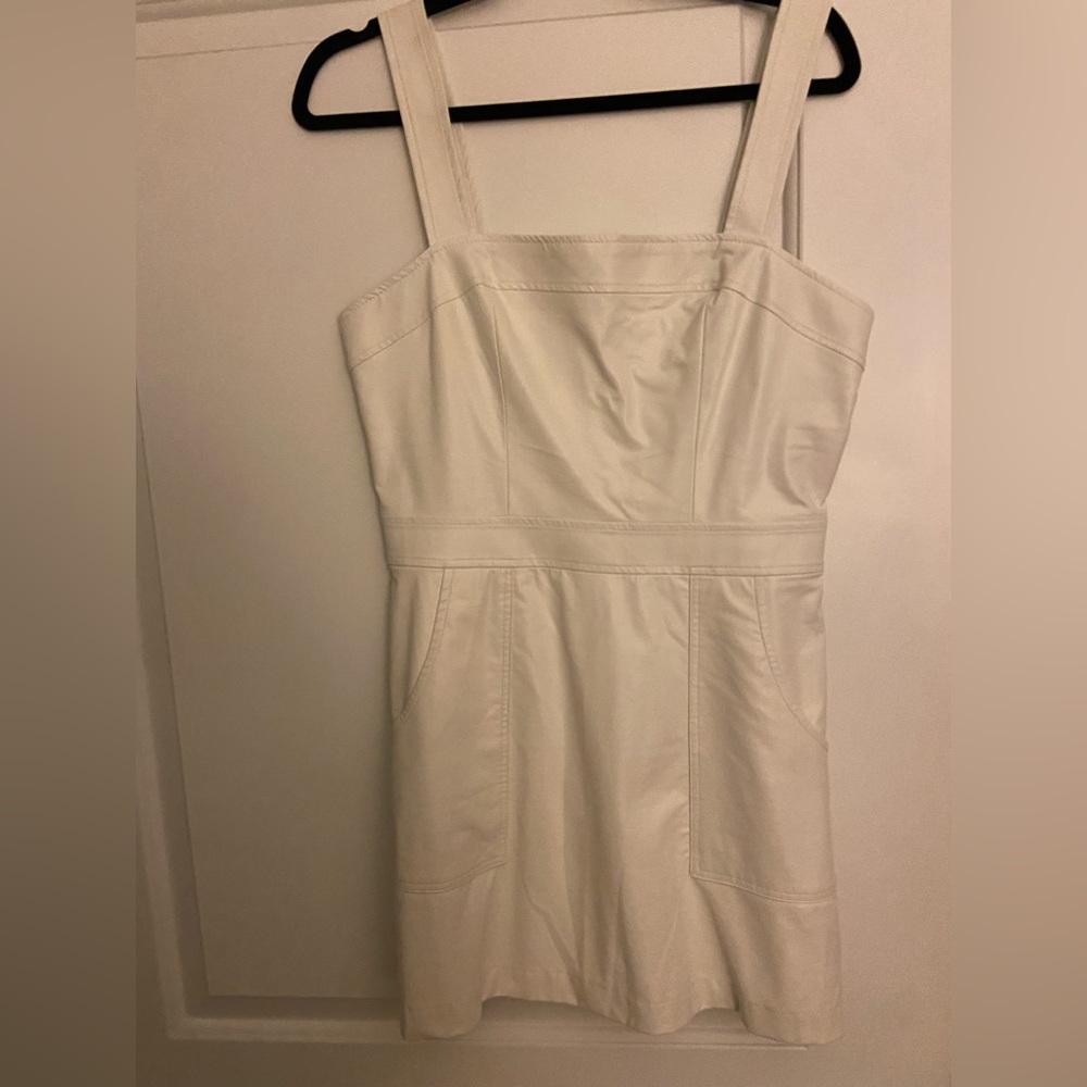 Amanda Uprichard faux leather mini dress Size M